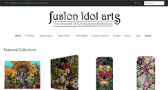 Desktop Screenshot of fusionidol.com