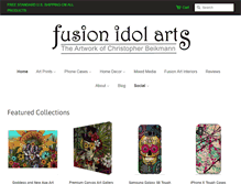 Tablet Screenshot of fusionidol.com